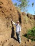 Charly discussing the soil profile RB01 along the Embobut River
