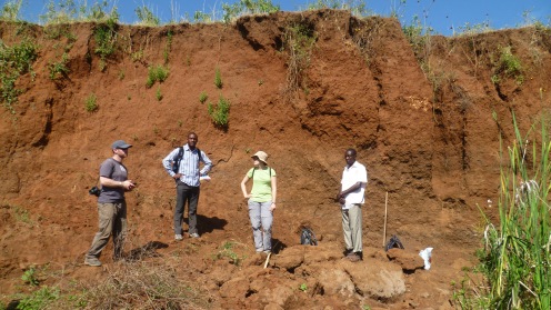 soil profile RB01 along the Embobut River
